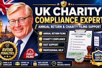 file UK charity annual return and charity compliance report fast