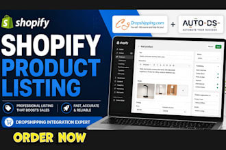 do shopify product research cj dropshipping supplier integration store listing