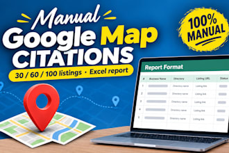 create manual google maps and local citations for gmb or gbp SEO