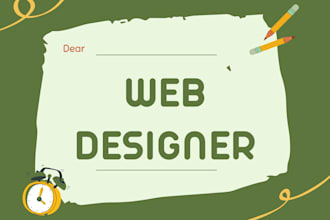 be your web designer