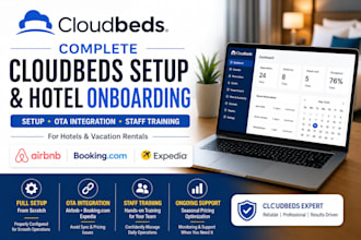 setup and onboard your hotel on cloudbeds pms professionally