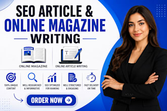write online magazine articles and blog posts