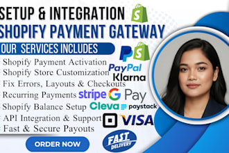 setup and fix shopify payment gateway stripe paypal integration