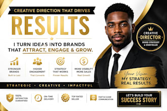 be your creative director for brand social media design and events