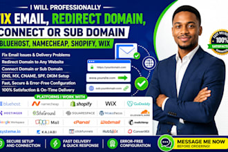 fix email redirect, connect domain, bluehost, hostinger, namecheap to systeme io