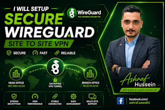setup secure wireguard site to site VPN