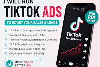 run viral tiktok ads to boost your sales, leads for high ROI tiktok campaign