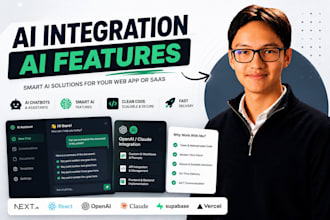 integrate openai or claude into your saas or web app
