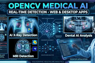 build opencv medical computer vision real time ai web desktop application