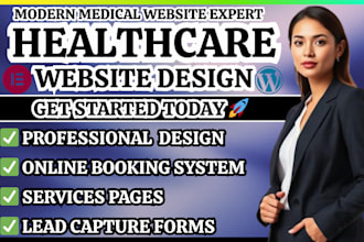 healthcare website medical website design clinic website hospital website