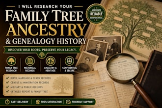 research your family tree ancestry and genealogy history