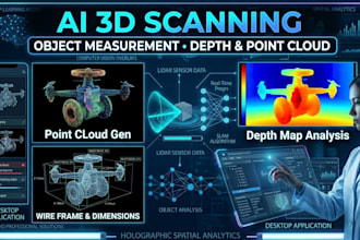develop ai 3d scanning object measurement computer vision system