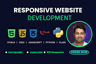 build a full stack flask website with login database and deployment