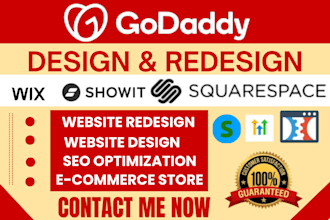 create a professional website with godaddy builder
