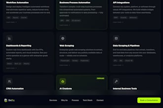 build web scraping bots and automate your data extraction workflows