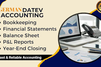 do german bookkeeping, datev accounting and vat reporting