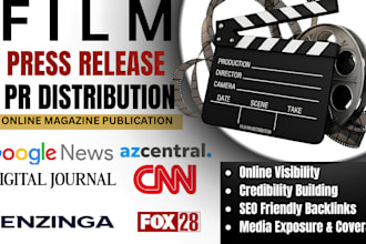 distribute film press release pr distribution film promotion to online magazine