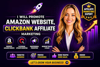 promote amazon affiliate website, clickbank affiliate marketing, promotion ads