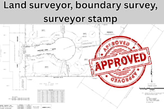 california tx new york city fl stamp land surveyor, boundary survey