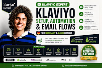 setup germnay klaviyo flows german email marketing flows klaviyo flow in germany