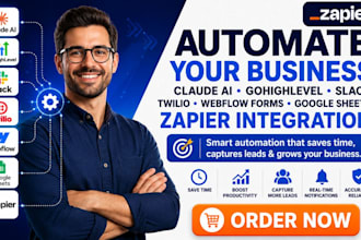 claudeai goghighlevel slack twilio webflow forms googlesheets zapier integration