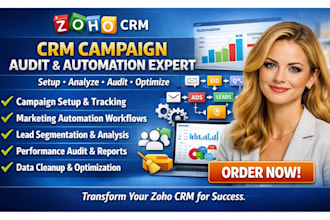 setup analyze and audit zoho crm campaign modules marketing automation business