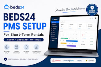 setup and onboard your short term rental on beds24 professionally