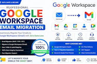 migrate your emails to google workspace g suite no downtime
