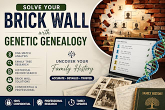 help you solve a brick wall with genetic genealogy