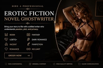 write hot romancefiction fantasy fanfiction lgbtq stories and dark romance novel