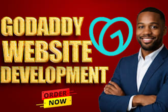 godaddy website design redesign godaddy website develop godaddy website