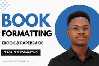 do book formatting, amazon KDP paperback and kindle ebook formatting