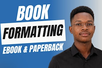 do book formatting, amazon KDP paperback and kindle ebook formatting