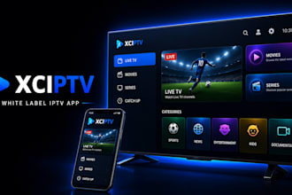 create white label xciptv branded app for andriod iptv rebrand