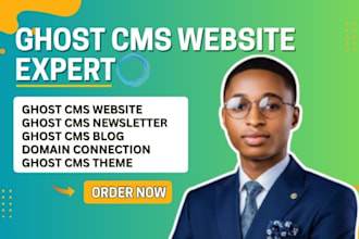 build ghost cms website ghost blog ghost theme ghost newsletter clone ghost cms