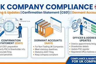 file confirmation statement, dormant accounts, and update uk companies house