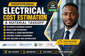 do professional electrical cost estimation and material takeoff