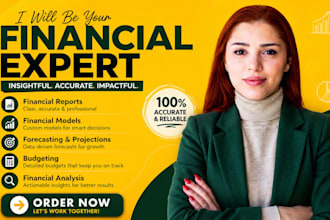 build excel financial models forecasting budget projections analysis reports