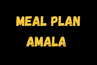 do meal plan for you