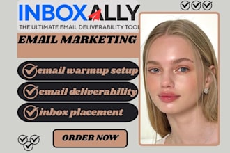 setup inboxally email warm up inboxally email deliverability test