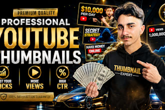 create gaming youtube thumbnails