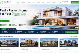 build luxury idx website, redesign luxury website idx real estate website design