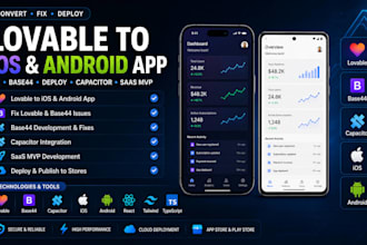 convert lovable to ios andriod app fix lovable base44 deploy capacitor saas mvp