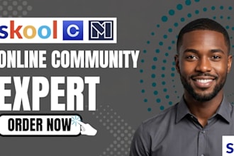 setup skool online course community circle so mighty networks community manager