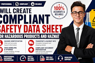 create compliant safety data sheet for hazardous products and hazmat
