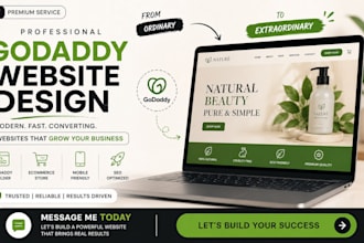 build godaddy website design godaddy ecommerce website redesign