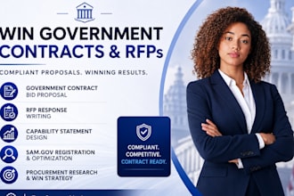 write government contract bid proposal and rfp response
