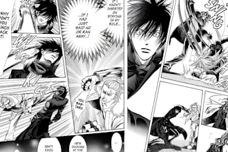 draw anime manga comic book illustration webtoon manhwa cover art manga artist