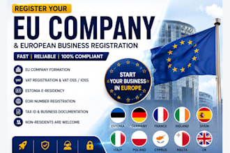 register your company in estonia, germany, ireland, and europe