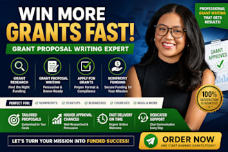 write grant proposal apply for grants nonprofit funding
